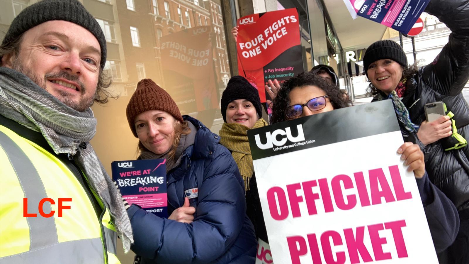 Picket at LCF 21st February 2022
